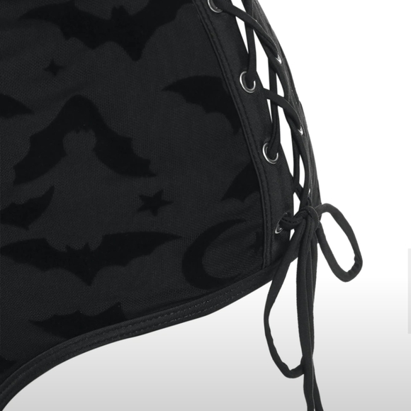 Trendy Witches Black Bats Bikini - Picture 4 of 5